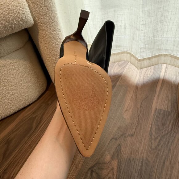 Vince Camuto Perintie Black Leather Knee High Boot - Picture 4 of 4